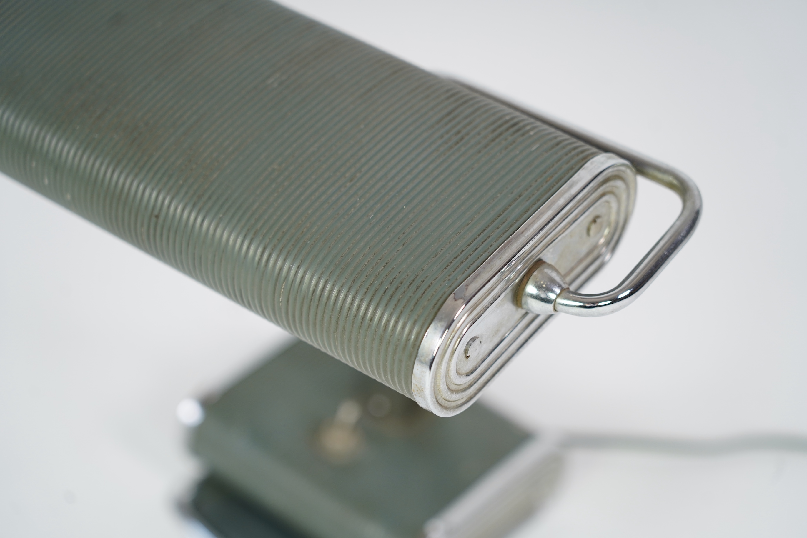 Eileen Gray (Irish, 1878-1976) for Jumo: A 1950s chrome desk lamp